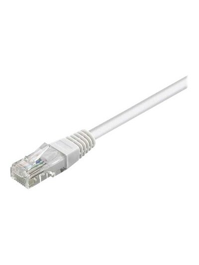 Goobay | CAT 5e patch cable, U/UTP | White RJ45 male (8P8C) | RJ45 male (8P8C) Goobay | CAT 5e patch cable, U/UTP | White RJ45 male (8P8C) | RJ45 male (8P8C)