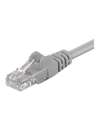 Goobay | CAT 6 patch cable, U/UTP | Grey RJ45 male (8P8C) | RJ45 male (8P8C) Goobay | CAT 6 patch cable, U/UTP | Grey RJ45 male (8P8C) | RJ45 male (8P8C)
