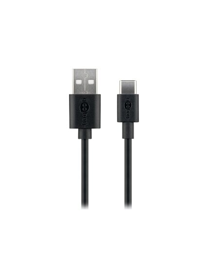 Goobay 59122 USB 2.0 cable (USB-C™ to USB A), black | Goobay | USB-C to USB-A