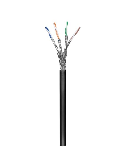 Goobay | CAT 6 Outdoor Network Cable, S/FTP (PiMF), 100 m | 57195 | U/UTP | Black 1 Goobay | CAT 6 Outdoor Network Cable, S/FTP (PiMF), 100 m | 57195 | U/UTP | Black 1
