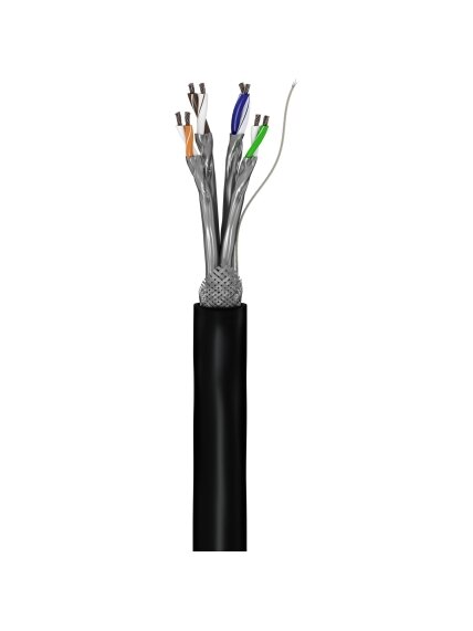 Goobay | CAT 6 Outdoor Network Cable, S/FTP (PiMF), 100 m | 57195 | U/UTP | Black 2