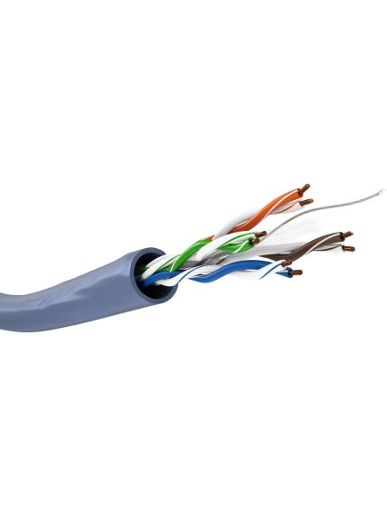 Goobay | CAT 6A Network Cable, U/UTP, 100 m | 96096 | U/UTP | Blue