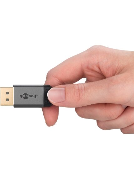 Goobay | DisplayPort Cable, 8K at 60 Hz | 65264 | DisplayPort DisplayPort | DisplayPort (male) 3 Goobay | DisplayPort Cable, 8K at 60 Hz | 65264 | DisplayPort DisplayPort | DisplayPort (male) 3
