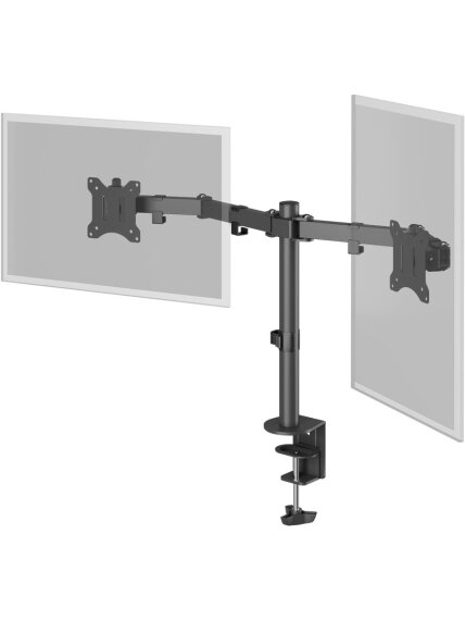 Goobay Dual Monitor Mount Flex | Swivel, Tilt, Rotation | 17-32 " | Maximum weight (capacity) 8 kg | Black 3 Goobay Dual Monitor Mount Flex | Swivel, Tilt, Rotation | 17-32 " | Maximum weight (capacity) 8 kg | Black 3