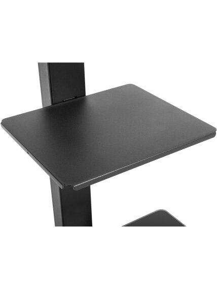 Goobay Floor stand | TV Floor Stand Basic, Size L | Swivel | 37-70 " | Maximum weight (capacity) 40 kg | Black 4 Goobay Floor stand | TV Floor Stand Basic, Size L | Swivel | 37-70 " | Maximum weight (capacity) 40 kg | Black 4