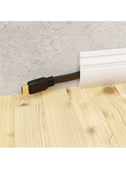 Goobay | High Speed HDMI Flat Cable with Ethernet | 61279 | HDMI male (type A) | HDMI (type A) | HDMI to HDMI | 2 m 1 Goobay | High Speed HDMI Flat Cable with Ethernet | 61279 | HDMI male (type A) | HDMI (type A) | HDMI to HDMI | 2 m 1