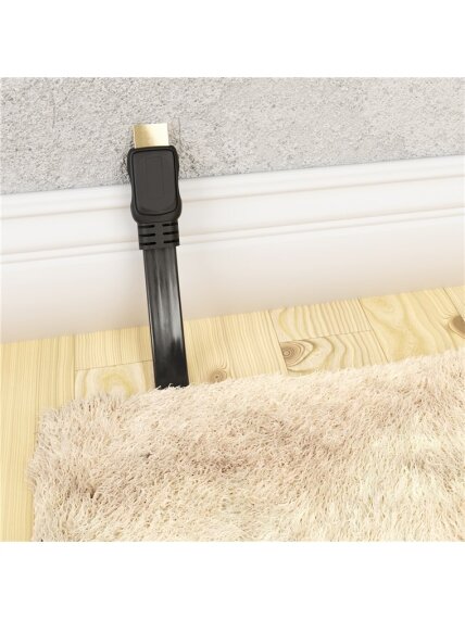 Goobay | High Speed HDMI Flat Cable with Ethernet | 61279 | HDMI male (type A) | HDMI (type A) | HDMI to HDMI | 2 m 2 Goobay | High Speed HDMI Flat Cable with Ethernet | 61279 | HDMI male (type A) | HDMI (type A) | HDMI to HDMI | 2 m 2