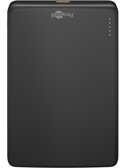 Goobay Magnetic Wireless Power Bank | 70182 | 5000 mAh | USB-C | Black 3
