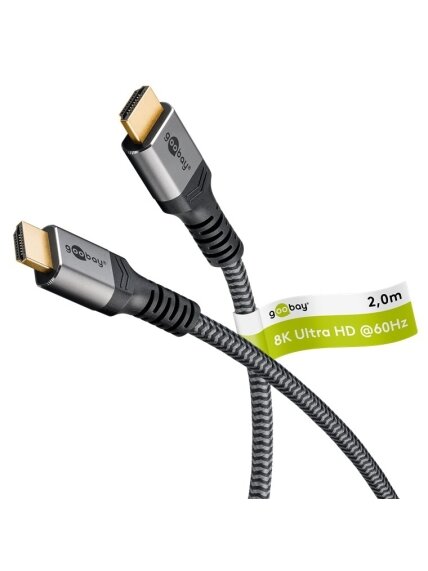 Goobay Ultra High Speed HDMI Cable | 65261 | 2 m 1 Goobay Ultra High Speed HDMI Cable | 65261 | 2 m 1
