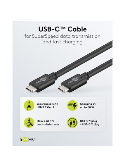 Goobay USB-C Cable | 612812 | USB-C 7