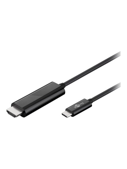 Goobay | USB-C HDMI adapter cable (4k 60 Hz) | USB-C male | HDMI male (type A) | USB-C to HDMI | 1.8 m Goobay | USB-C HDMI adapter cable (4k 60 Hz) | USB-C male | HDMI male (type A) | USB-C to HDMI | 1.8 m
