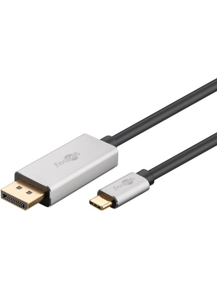 Goobay | USB-C to DisplayPort Adapter Cable | 60176 | Type-C | DisplayPort | USB-C to DisplayPort | 2 m 1