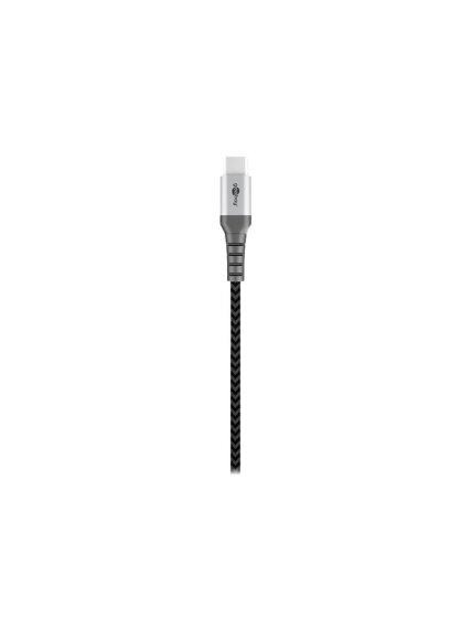 Goobay | USB-C to USB-A Textile Cable with Metal Plugs | 49296 | USB-C to USB-A 4 Goobay | USB-C to USB-A Textile Cable with Metal Plugs | 49296 | USB-C to USB-A 4