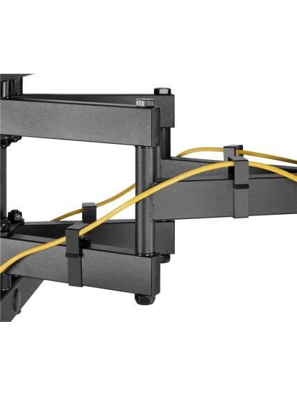 Goobay | Wall mount | TV Wall Mount Pro FULLMOTION (L) | Tilt, Swivel | Black 2 Goobay | Wall mount | TV Wall Mount Pro FULLMOTION (L) | Tilt, Swivel | Black 2