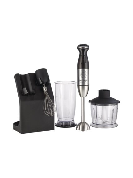 Gorenje | Blender | HBC807QB | Hand Blender | 800 W | Number of speeds Variable | Chopper | Black