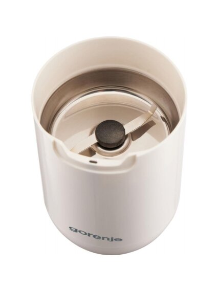 Gorenje | Coffee Grinder | SMK150SW | 150 W | Coffee beans capacity 45 g | Lid safety switch | White 4 Gorenje | Coffee Grinder | SMK150SW | 150 W | Coffee beans capacity 45 g | Lid safety switch | White 4