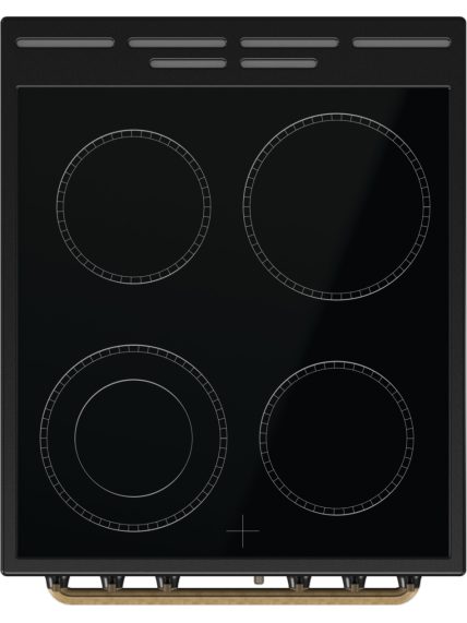 Gorenje Cooker | GECS5B70CLB | Hob type Vitroceramic | Oven type Electric | Black | Width 50 cm | Depth 59.4 cm | 70 L 7