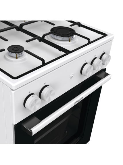 Gorenje Cooker | GG5A14WJ | Hob type Gas | Oven type Gas | White | Width 50 cm | Depth 59.4 cm | 70 L 8 Gorenje Cooker | GG5A14WJ | Hob type Gas | Oven type Gas | White | Width 50 cm | Depth 59.4 cm | 70 L 8
