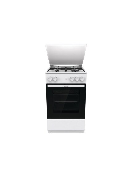 Gorenje Cooker | GG5A14WJ | Hob type Gas | Oven type Gas | White | Width 50 cm | Depth 59.4 cm | 70 L