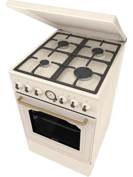 Gorenje Cooker | GKS5B70CLI | Hob type Gas | Oven type Electric | Sandy | Width 50 cm | Depth 59.4 cm | 70 L 5