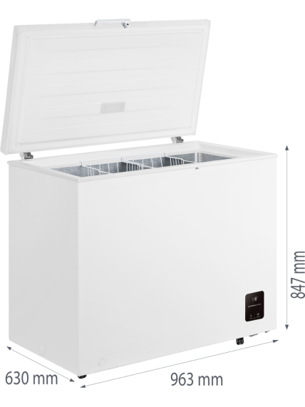 Gorenje Freezer | FH25EAW | Energy efficiency class E | Chest | Free standing | Height 84.7 cm | Total net capacity 248 L | White 3 Gorenje Freezer | FH25EAW | Energy efficiency class E | Chest | Free standing | Height 84.7 cm | Total net capacity 248 L | White 3