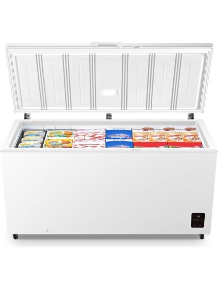 Gorenje | Freezer | FH50EAW | Energy efficiency class E | Chest | Free standing | Height 84.7 cm | Total net capacity 500 L | Display | White 1