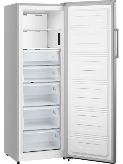 Gorenje | Freezer | FN617EES5 | Energy efficiency class E | Upright | Free standing | Height 172 cm | Total net capacity 240 L | No Frost system | Display | Stainless Steel 1