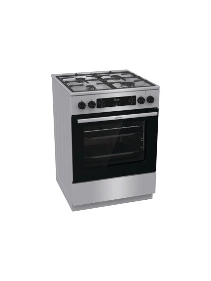Gorenje GK6C4XF | Cooker | Hob type Gas | Oven type Electric | Stainless steel | Width 60 cm | Depth 60 cm | Grilling | Energy efficiency class A | 71 L 3