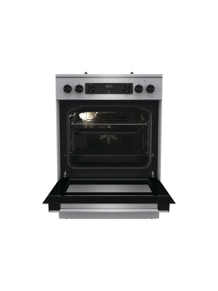 Gorenje GK6C4XF | Cooker | Hob type Gas | Oven type Electric | Stainless steel | Width 60 cm | Depth 60 cm | Grilling | Energy efficiency class A | 71 L 5 Gorenje GK6C4XF | Cooker | Hob type Gas | Oven type Electric | Stainless steel | Width 60 cm | Depth 60 cm | Grilling | Energy efficiency class A | 71 L 5