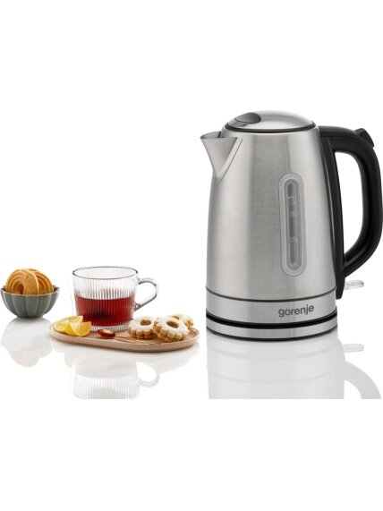 Gorenje Kettle | K17DS | Electric | 2200 W | 1.7 L | Stainless steel | 360° rotational base | Stainless steel 2