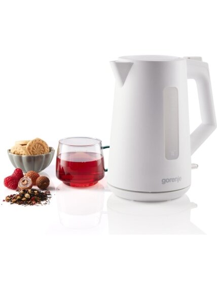 Gorenje Kettle | K17OPW | 2200 W | Electric | 1.7 L | 360° rotational base | Plastic | White 2