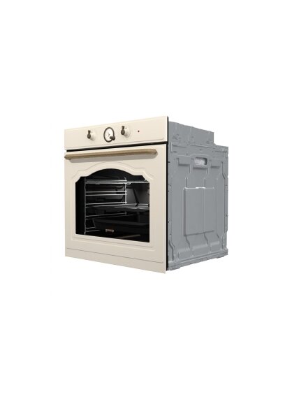 Gorenje | Oven | BOS67371CLI | 77 L | Multifunctional | EcoClean | Mechanical control | Steam function | Height 59.5 cm | Width 59.5 cm | Beige