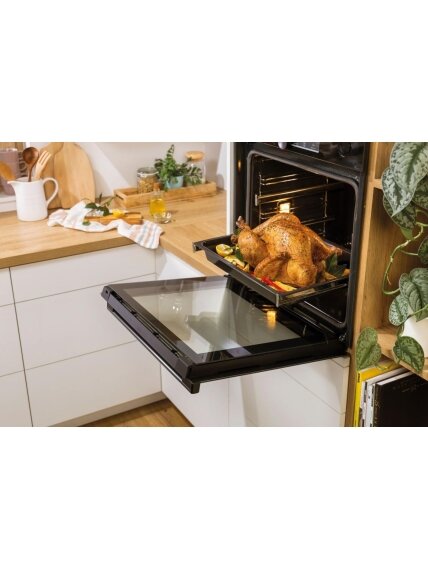 Gorenje Oven | BOS6737E13FBG | 77 L | Electric | AquaClean | Mechanical | Steam function | Height 59.5 cm | Width 59.5 cm | Stainless steel 6