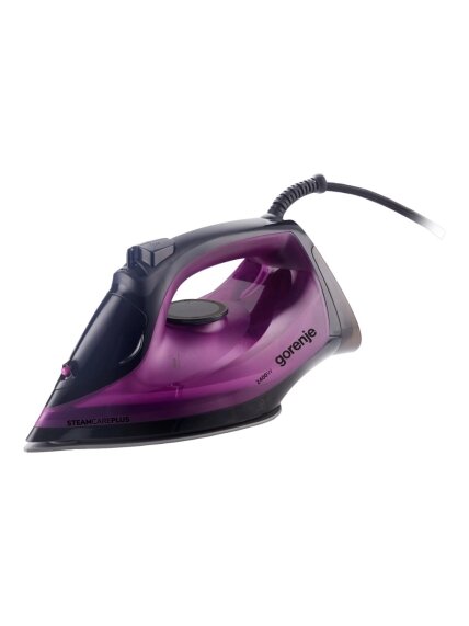 Gorenje SIK2400BKV | Steam Iron | 2400 W | Water tank capacity 450 ml | Continuous steam 40 g/min Gorenje SIK2400BKV | Steam Iron | 2400 W | Water tank capacity 450 ml | Continuous steam 40 g/min
