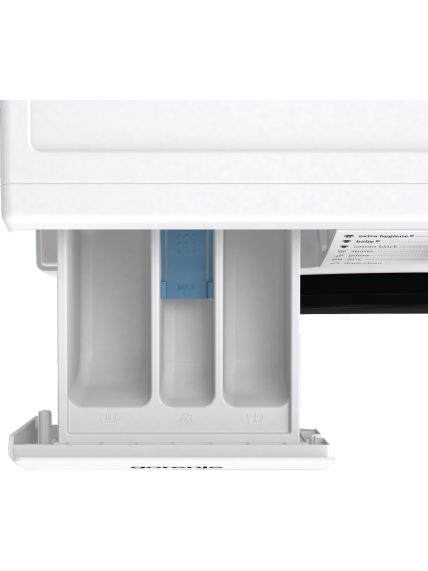 Gorenje | Washing Machine | W11NHPI84AS | Energy efficiency class A | Front loading | Washing capacity 8 kg | 1400 RPM | Depth 54 cm | Width 60 cm | Display | LED | Steam function | White 6