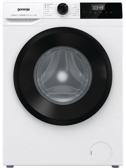 Gorenje | Washing Machine | W11NHPI84AS | Energy efficiency class A | Front loading | Washing capacity 8 kg | 1400 RPM | Depth 54 cm | Width 60 cm | Display | LED | Steam function | White Gorenje | Washing Machine | W11NHPI84AS | Energy efficiency class A | Front loading | Washing capacity 8 kg | 1400 RPM | Depth 54 cm | Width 60 cm | Display | LED | Steam function | White