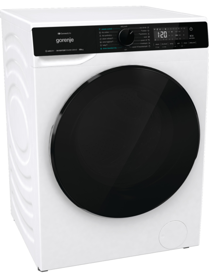 Gorenje Washing Machine with Dryer | WD2PA964ADW | Energy efficiency class A/D | Front loading | Washing capacity 9 kg | 1400 RPM | Depth 55 cm | Width 60 cm | Display | LED | Drying system | Drying capacity 6 kg | Steam function | Wi-Fi | White 1 Gorenje Washing Machine with Dryer | WD2PA964ADW | Energy efficiency class A/D | Front loading | Washing capacity 9 kg | 1400 RPM | Depth 55 cm | Width 60 cm | Display | LED | Drying system | Drying capacity 6 kg | Steam function | Wi-Fi | White 1
