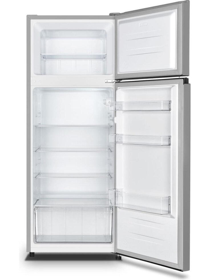 Gorenje Refrigerator | RF414EPS4 | Energy efficiency class E | Free standing | Double Door | Height 143.6 cm | Fridge net capacity 165 L | Freezer net capacity 41 L | 40 dB | Grey 1