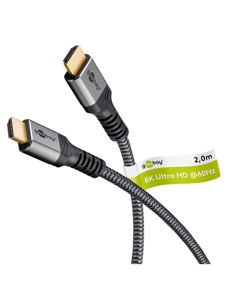 Goobay Ultra High Speed HDMI Cable | 65261 | 2 m 1 Goobay Ultra High Speed HDMI Cable | 65261 | 2 m 1