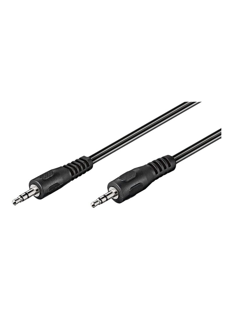 Goobay | AUX audio connector cable | 50449 | 3.5 mm male (3-pin, stereo) | 3.5 mm male (3-pin, stereo) Goobay | AUX audio connector cable | 50449 | 3.5 mm male (3-pin, stereo) | 3.5 mm male (3-pin, stereo)