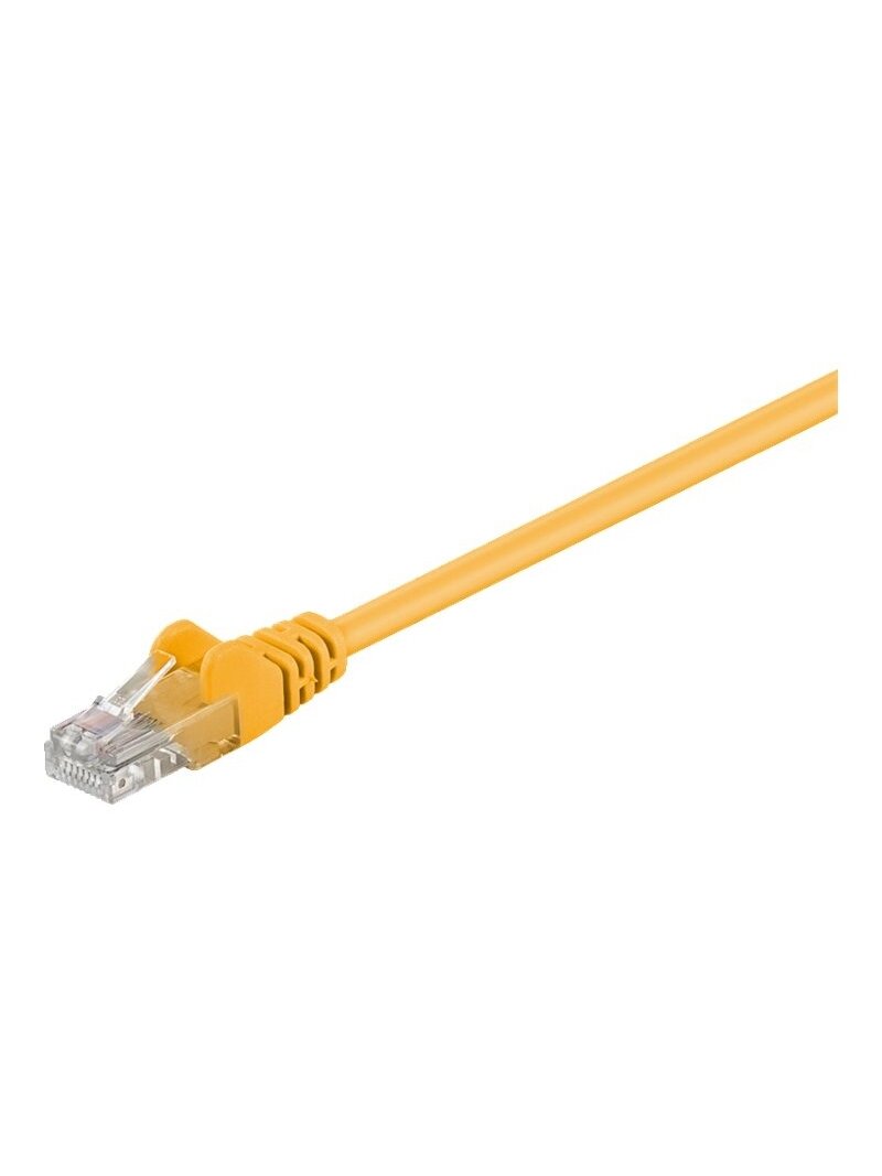 Goobay CAT 6, U/UTP | Patch Cable | Yellow Goobay CAT 6, U/UTP | Patch Cable | Yellow
