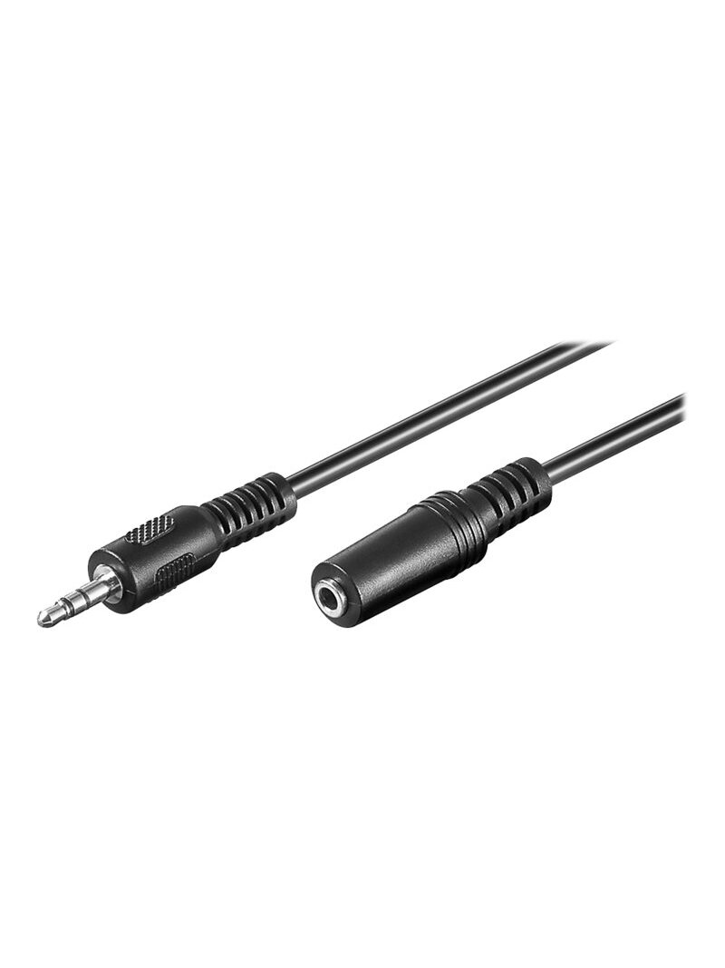 Goobay | Headphone and audio AUX extension cable; 3-pin 3.5 mm | 50090 | 5 m Goobay | Headphone and audio AUX extension cable; 3-pin 3.5 mm | 50090 | 5 m
