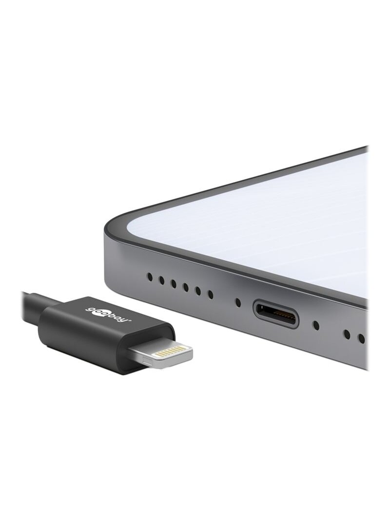 Goobay | Lightning USB-C Charging and Sync Cable | Round cable 1
