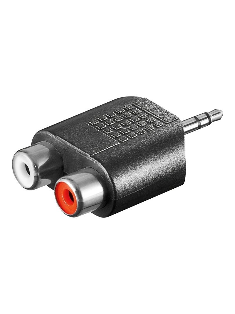 Goobay | RCA adapter. AUX jack 3.5 mm male to 2 stereo female | 11604