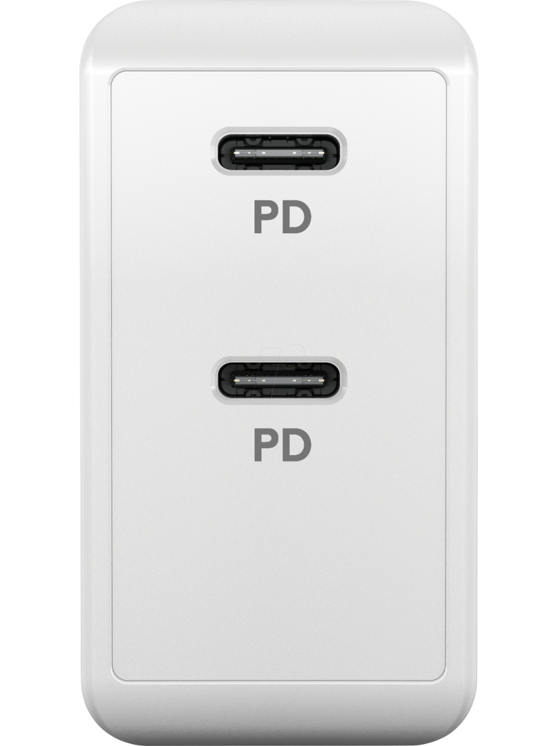 Goobay | Dual USB-C PD Fast Charger (36 W) | 61758 2 Goobay | Dual USB-C PD Fast Charger (36 W) | 61758 2