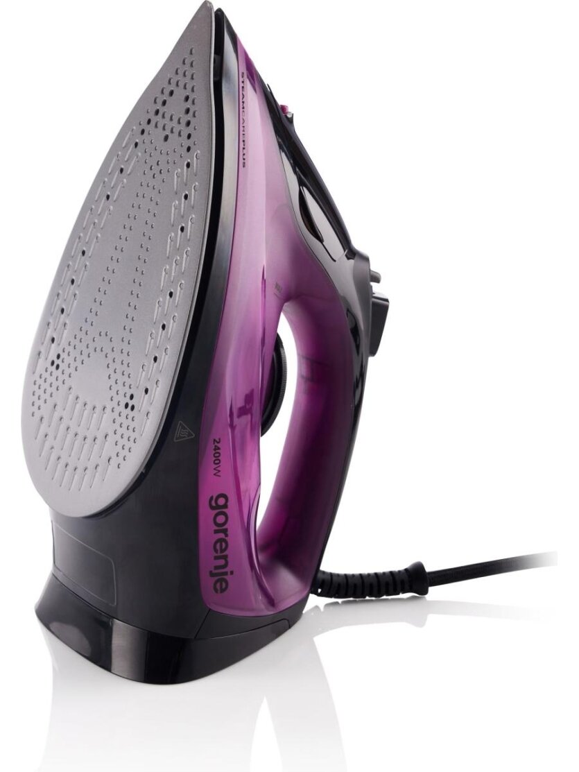 Gorenje SIK2400BKV | Steam Iron | 2400 W | Water tank capacity 450 ml | Continuous steam 40 g/min 6 Gorenje SIK2400BKV | Steam Iron | 2400 W | Water tank capacity 450 ml | Continuous steam 40 g/min 6