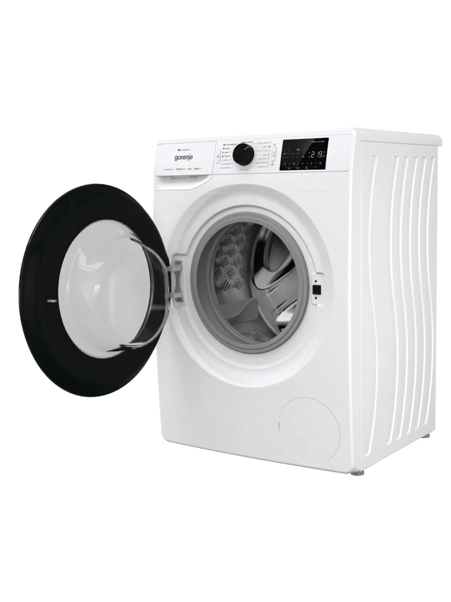 Gorenje Washing machine | WPNEI82A1SWIFI | Energy efficiency class A | Front loading | Washing capacity 8 kg | 1200 RPM | Depth 55 cm | Width 60 cm | Display | LED | Steam function | White 5 Gorenje Washing machine | WPNEI82A1SWIFI | Energy efficiency class A | Front loading | Washing capacity 8 kg | 1200 RPM | Depth 55 cm | Width 60 cm | Display | LED | Steam function | White 5