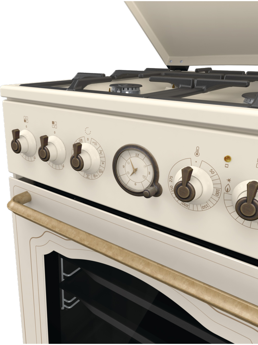 Gorenje Cooker | GKS5B70CLI | Hob type Gas | Oven type Electric | Sandy | Width 50 cm | Depth 59.4 cm | 70 L 6
