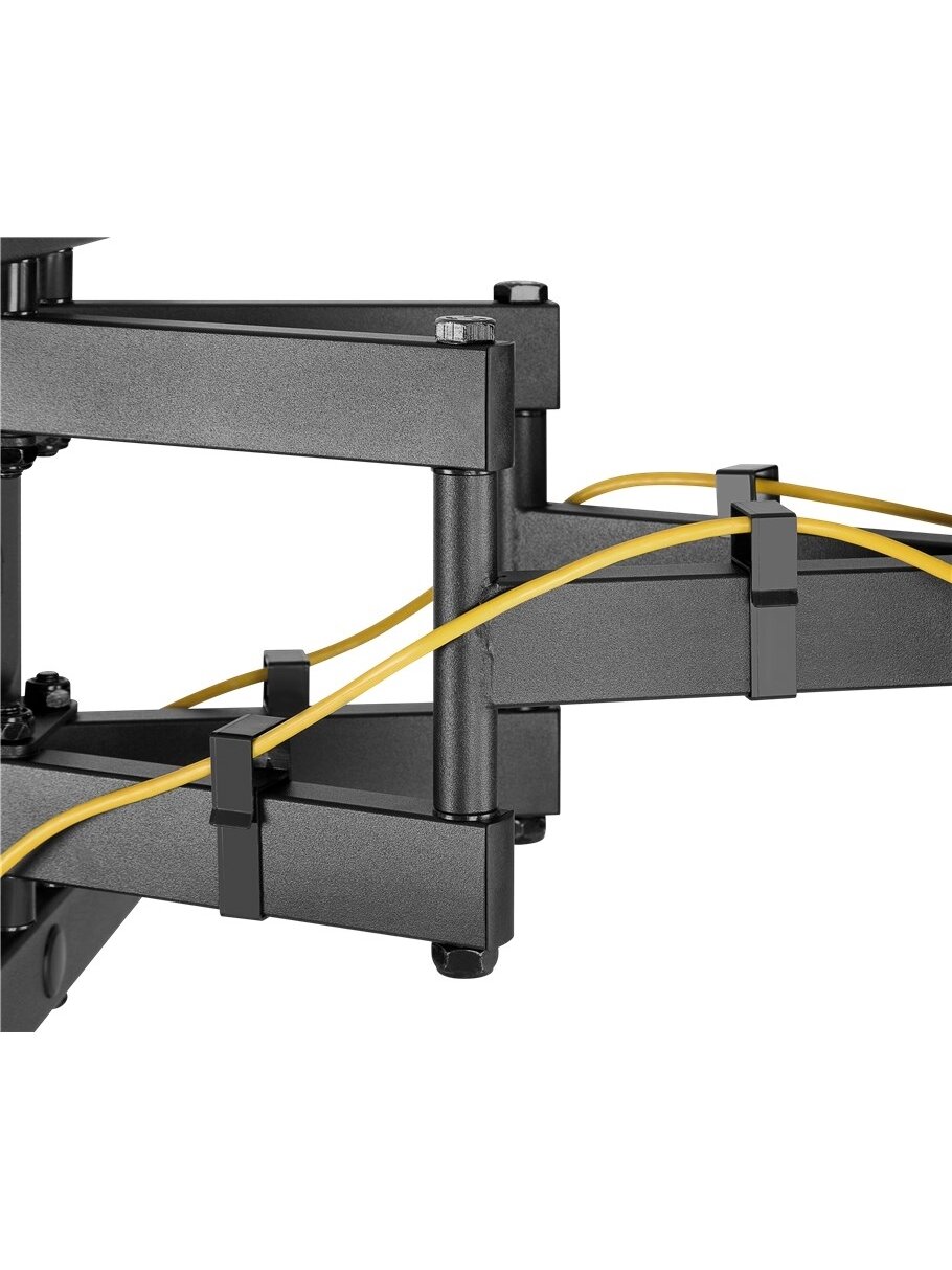 Goobay | Wall mount | TV Wall Mount Pro FULLMOTION (L) | Tilt, Swivel | Black 2 Goobay | Wall mount | TV Wall Mount Pro FULLMOTION (L) | Tilt, Swivel | Black 2