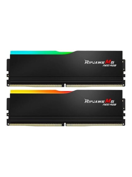 G.Skill Ripjaws M5 Neo RGB | 32 GB | DDR5 | 6000 MHz | PC/server | Registered No | ECC No G.Skill Ripjaws M5 Neo RGB | 32 GB | DDR5 | 6000 MHz | PC/server | Registered No | ECC No